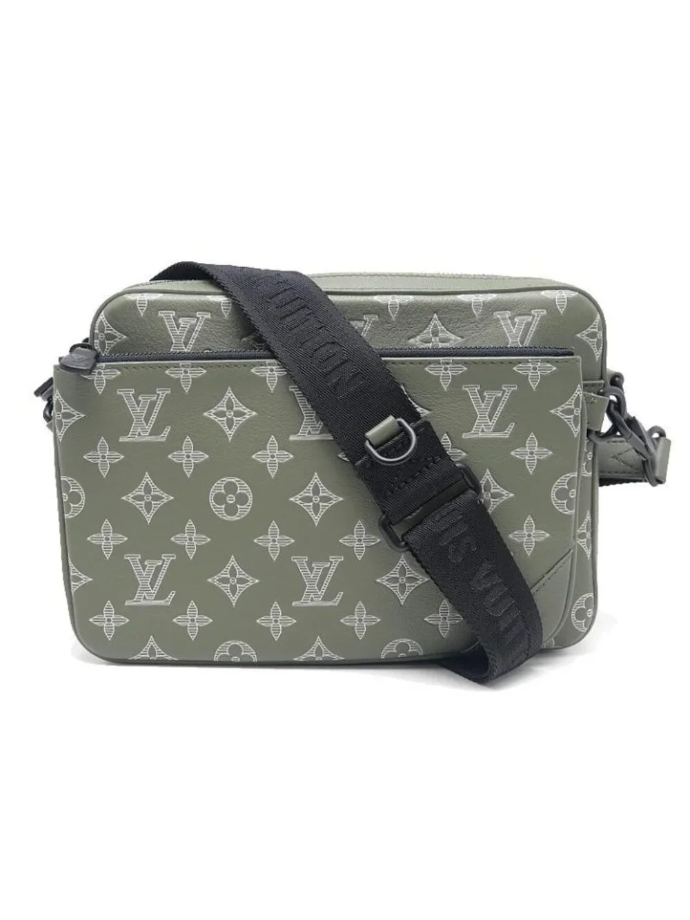 Louis Vuitton Monogram Shadow Trio Messenger Coin Purse Missing